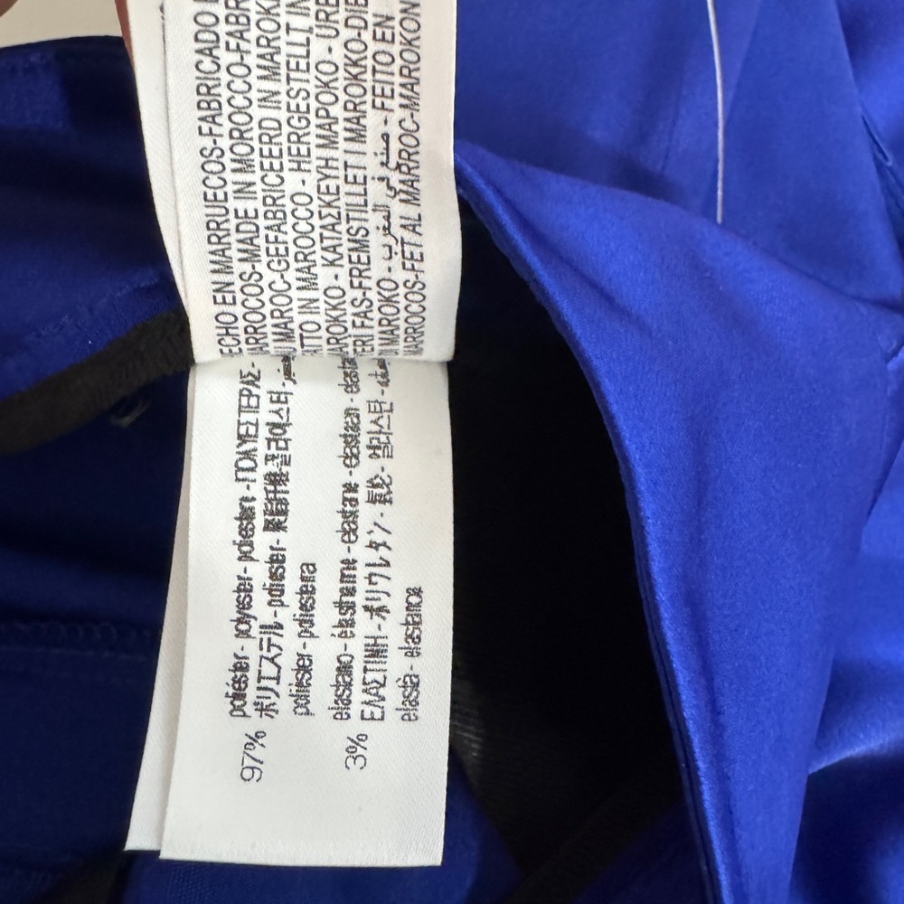 Zara Royal Blue Wide Leg Pants - Picture 14 of 14